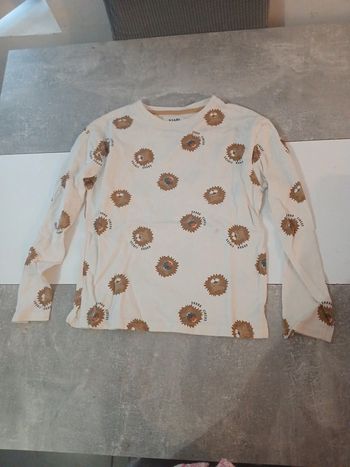 Haut manches longues lion kiabi