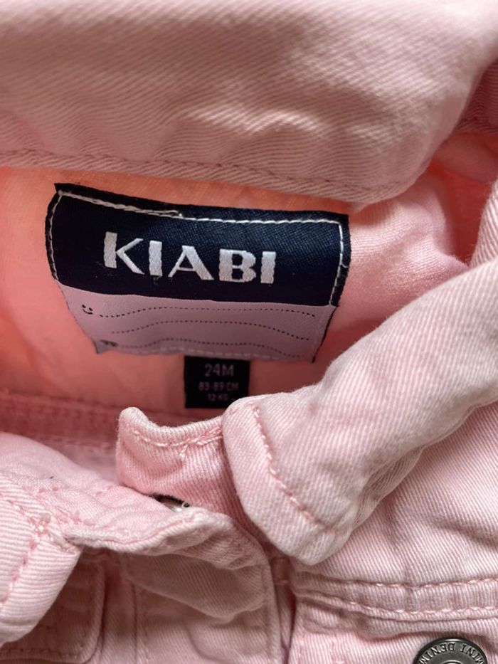 Veste en jeans rose - photo numéro 3