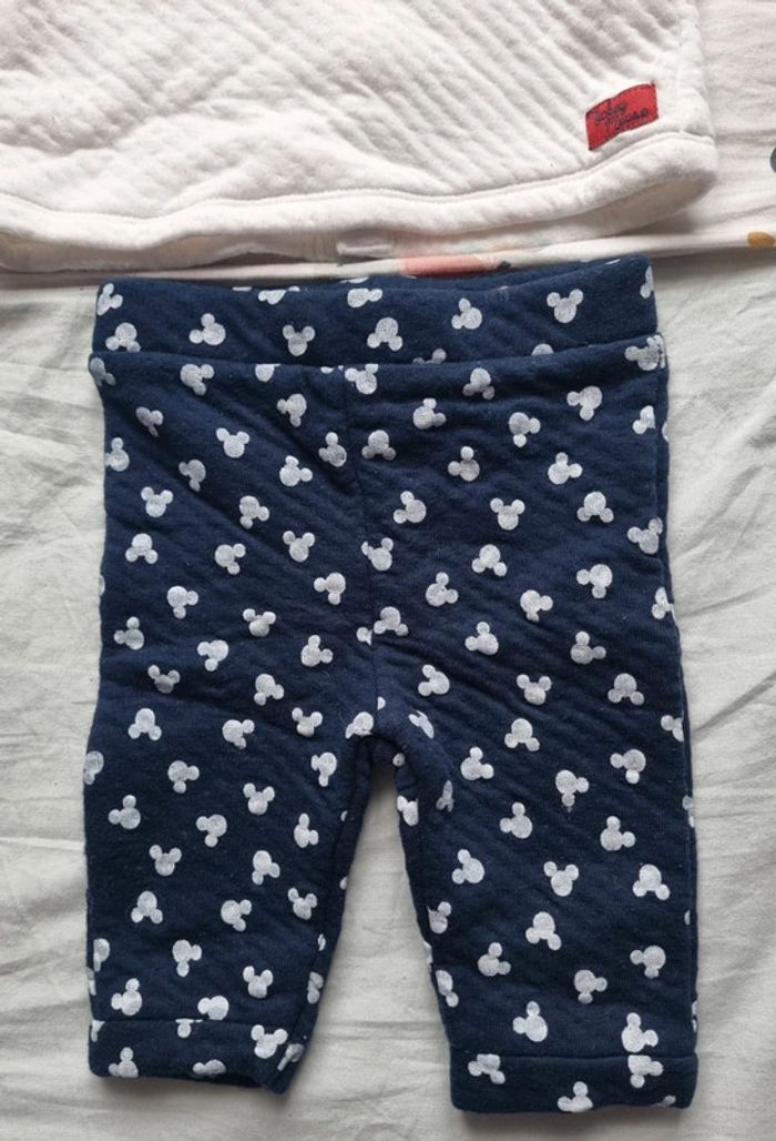 Ensemble matelassé mickey 3 mois - photo numéro 2