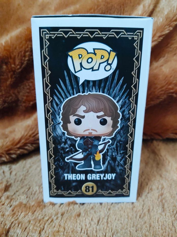 Funko Pop game of thrones Theon Greyjoy 81 Neuf - photo numéro 5