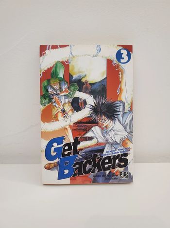 Livre Manga Get Backers Tome 3  Pika Edition très bon état, lu qu'une seule fois.