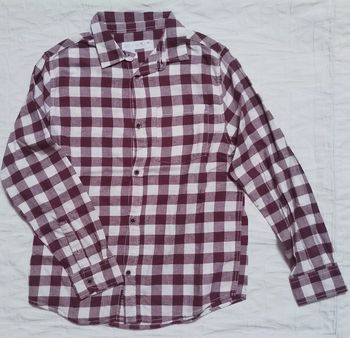 Zara chemise manches longues carreaux 10 ans