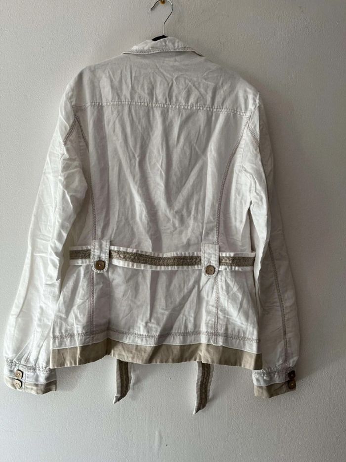 Veste femme grise et blanche T40 - photo numéro 2