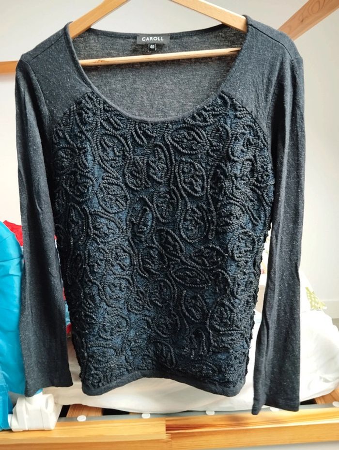 Pull noir Caroll