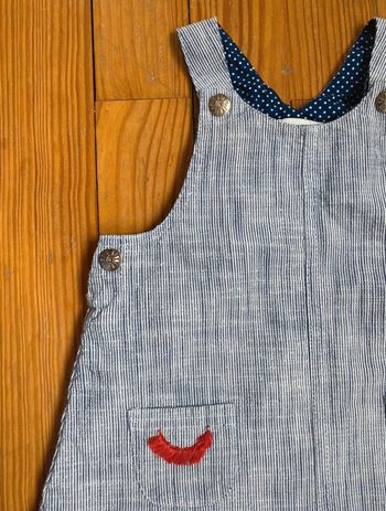 Robe à rayures - taille 23 mois