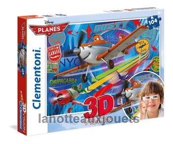 PUZZLE DISNEY PLANES DUSTY 3D VISION N°20082