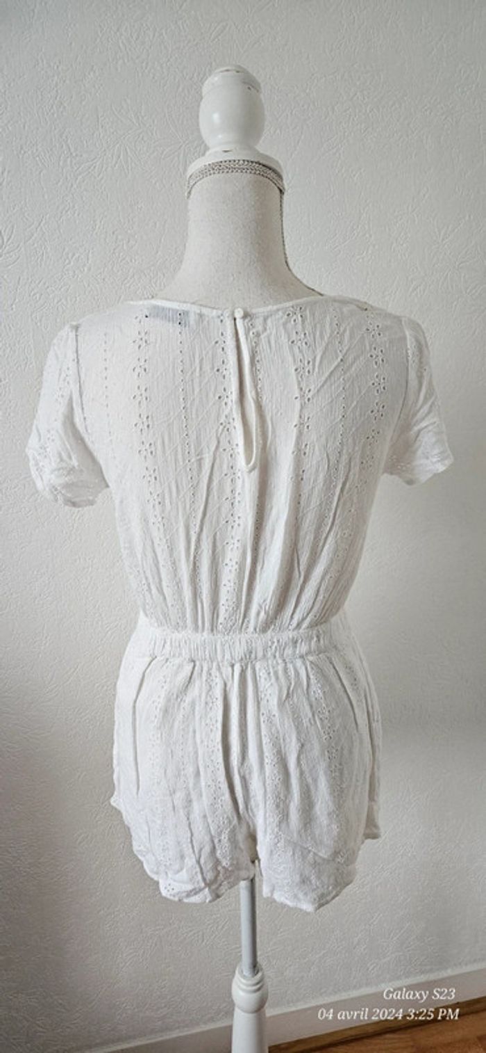 Combishort broderie anglaise taille 36 - photo numéro 4