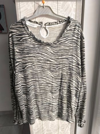 Pull manche longue élastique