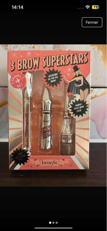 Coffret Benefit teinte 3 neuf