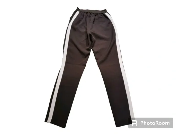 Pantalon Lefties noir ligne blanche taille XS neuf