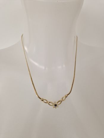 Parure avec collier et ses boucles d'oreilles