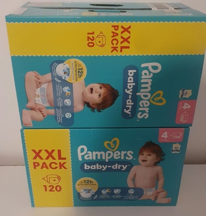 Couches pampers taille 4