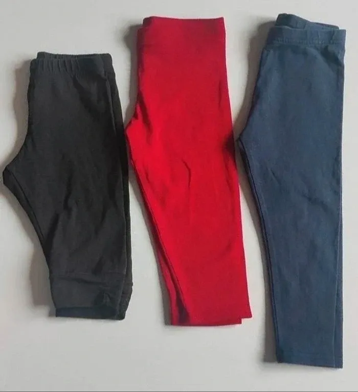 Lot leggings fille