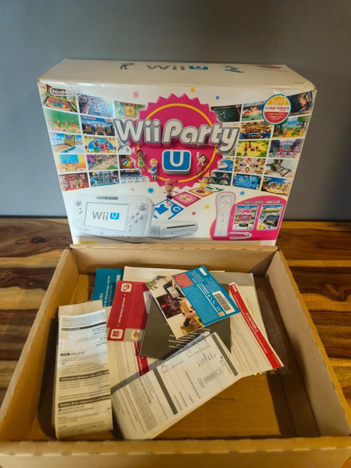 Nintendo Wii U # Boite Uniquement juste 1 cale pack Wii Party U #