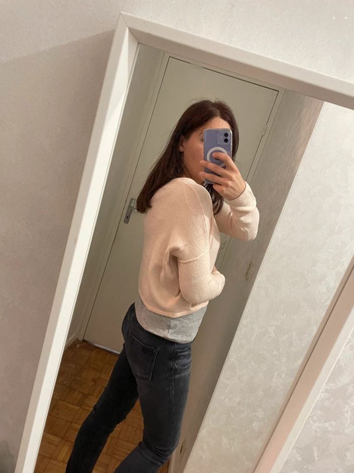 Pull large et court taille S/M - photo numéro 3