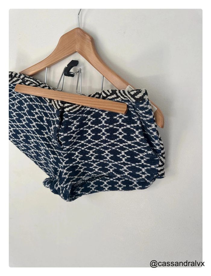 Short bleu et blanc Ba&sh - photo numéro 2