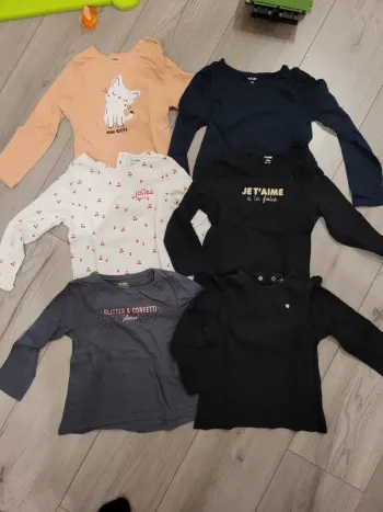 T-shirts manches longues 3 ans