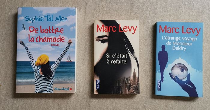 De battre la chamade de Sophie Tal Men + 2 romans de Marc Levy