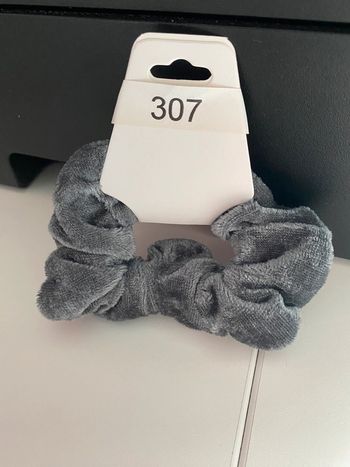 Chouchou velours gris