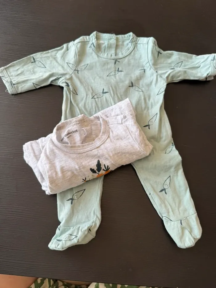 Pyjama naissance à 1 mois Vertbaudet - photo numéro 3