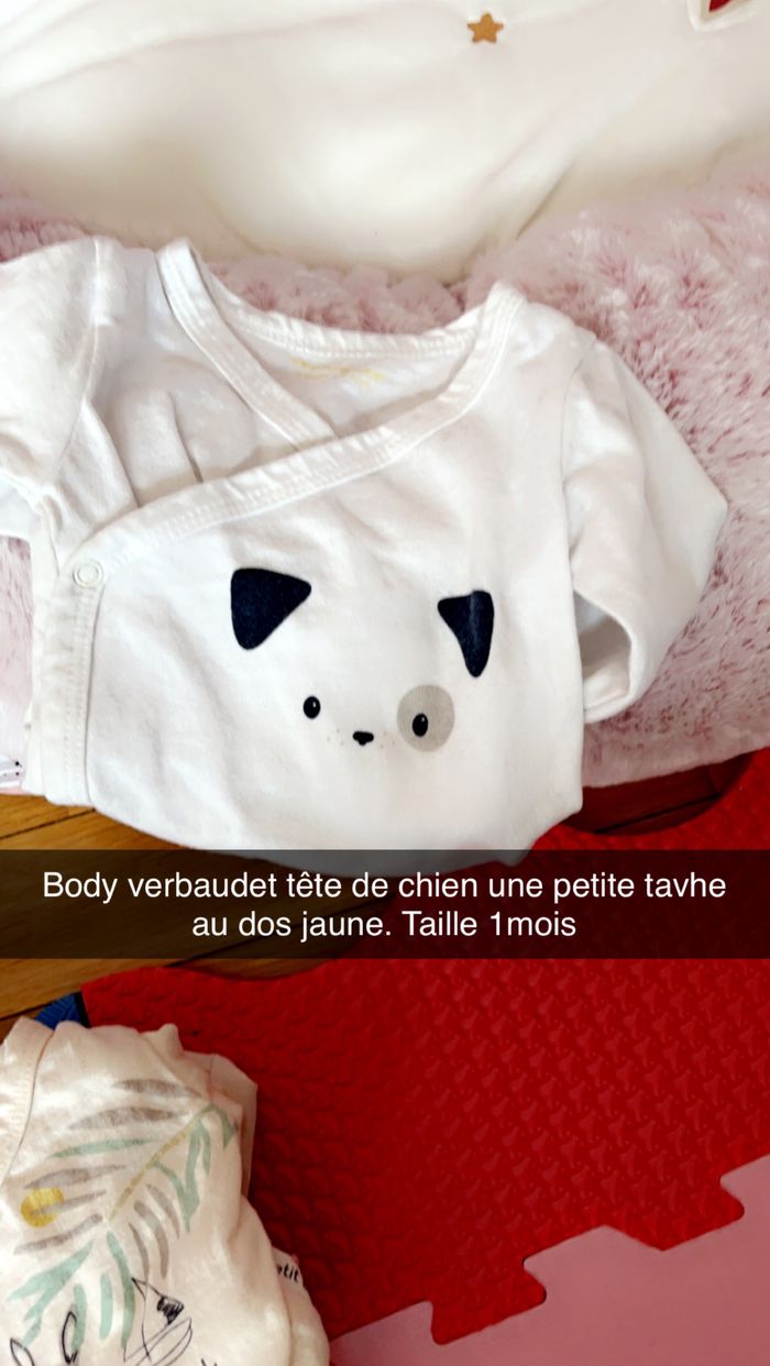 Lot pyjama body 1mois - photo numéro 4