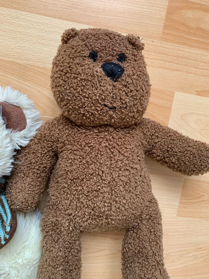 Lot 2 peluches ours - photo numéro 3