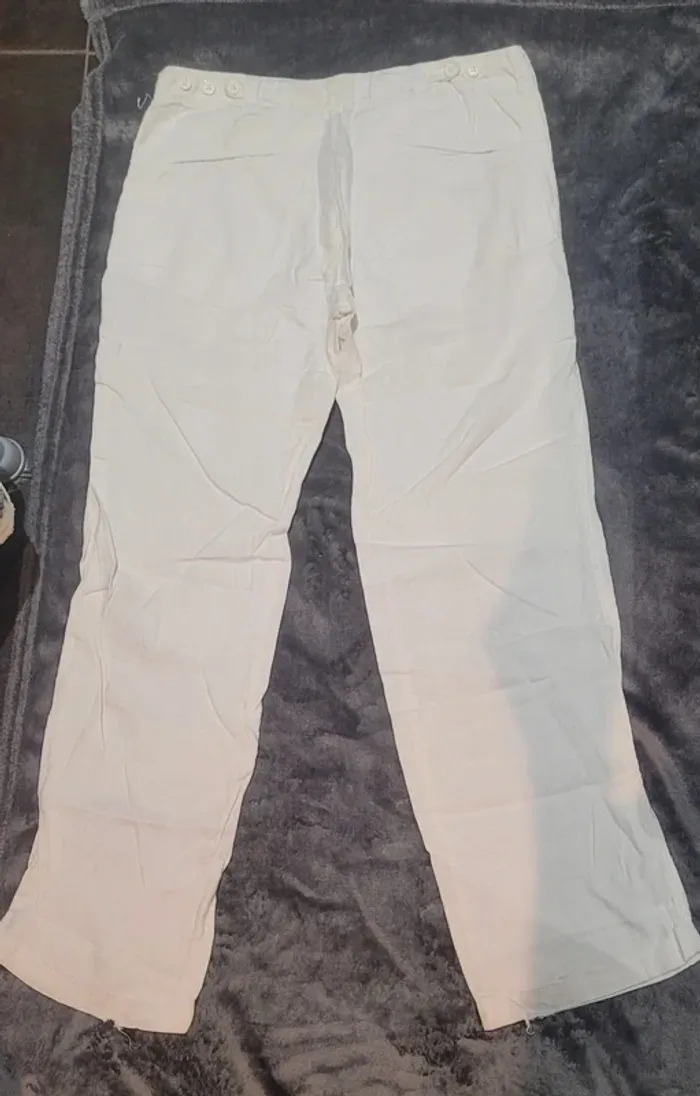 Pantalon chino blanc - photo numéro 3