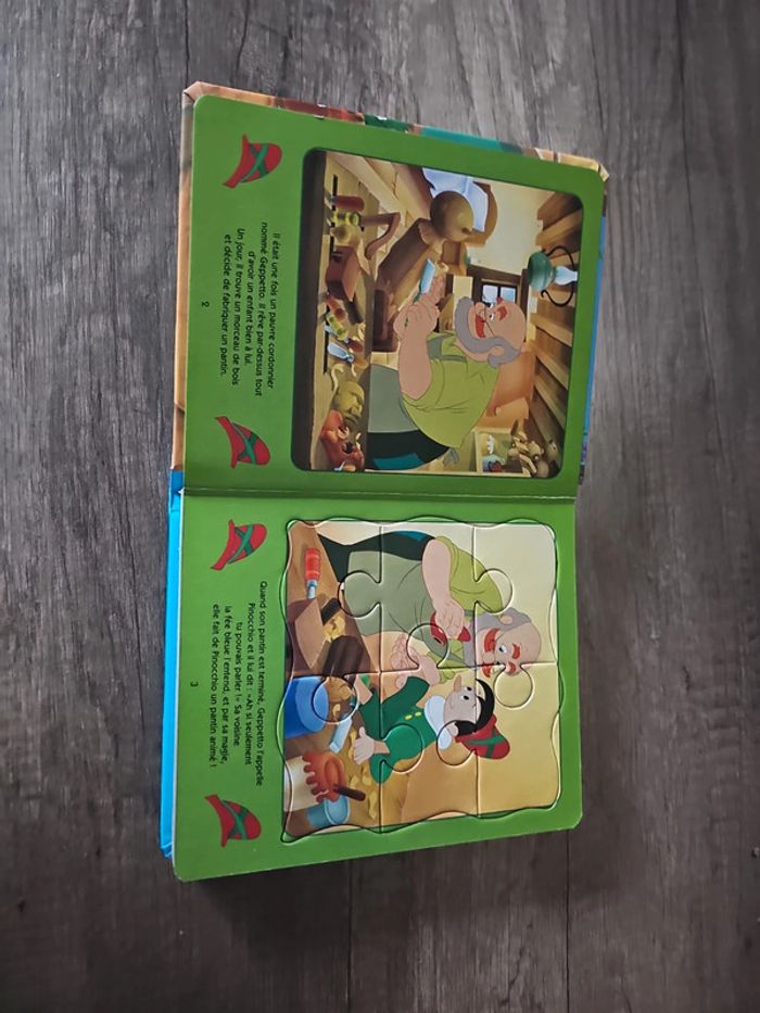 Livre puzzle pinocchio - photo numéro 2