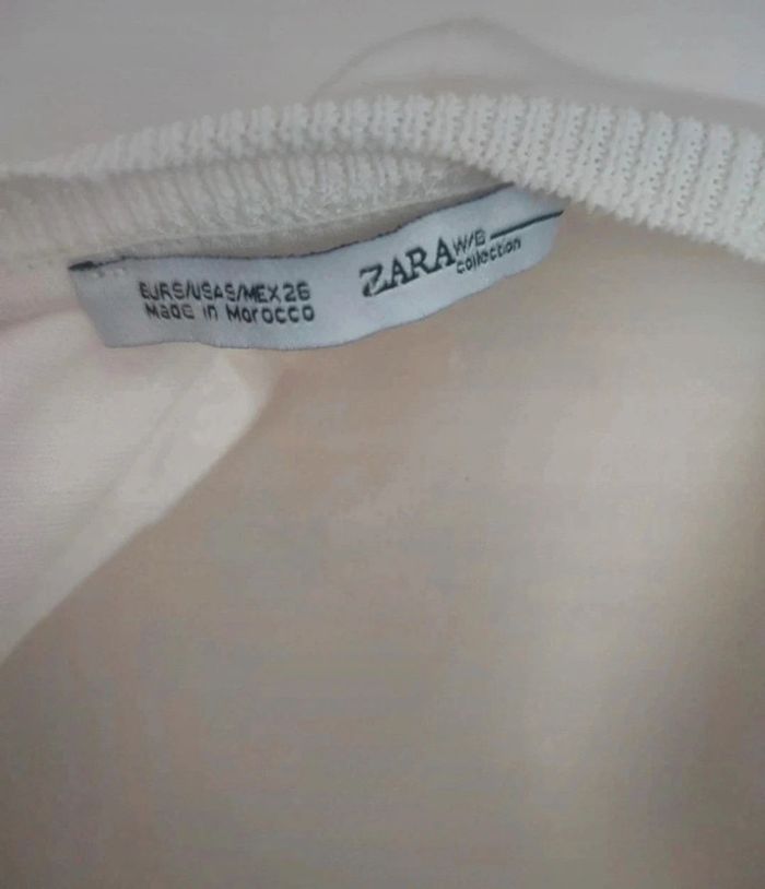 Tunique Zara style ethnique avec broderie et frange taille S - photo numéro 3