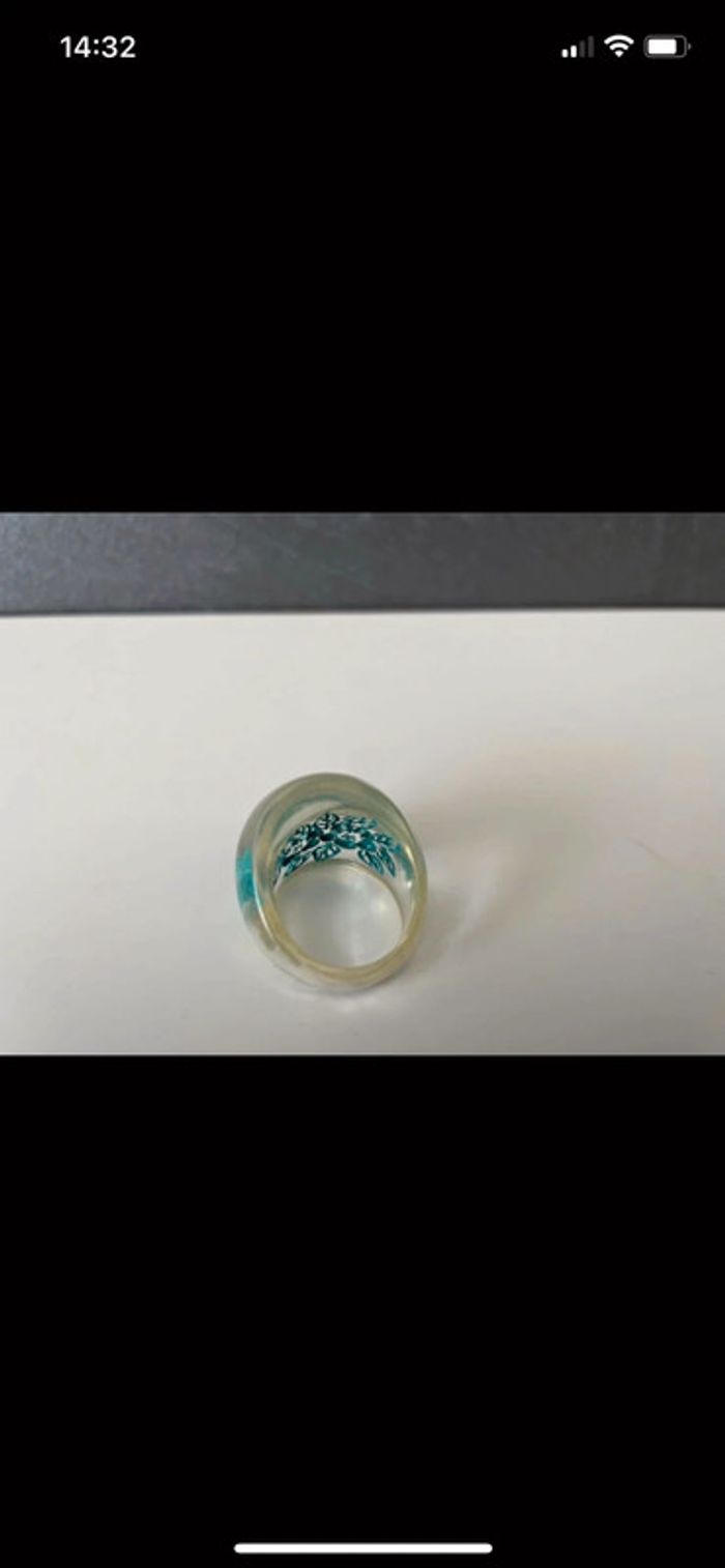 Bague bleu femme - photo numéro 9