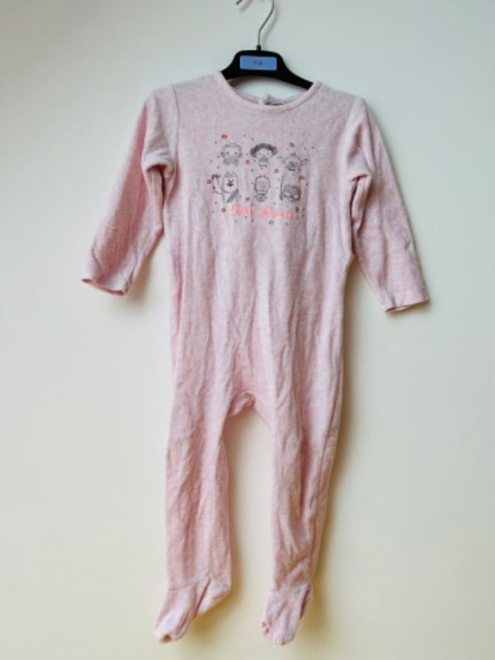 Dors bien pyjama à pieds rose pastel Star Wars 23 mois