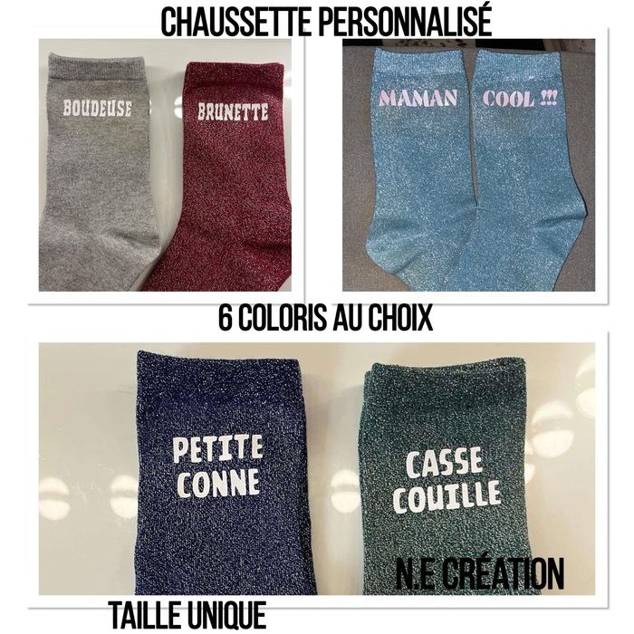 Chaussette personnalisé - photo numéro 2