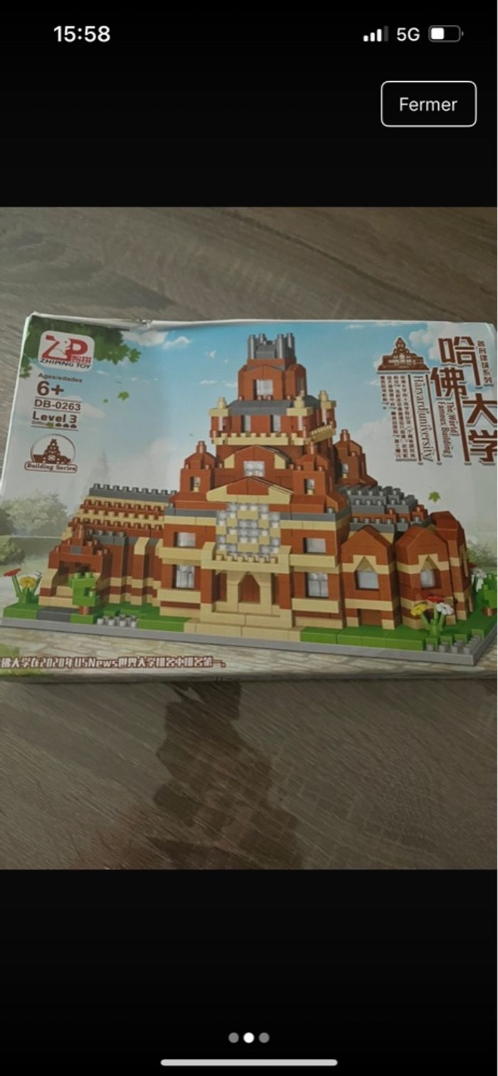 Joli Set de Construction/ Université (Type Lego) - photo numéro 3