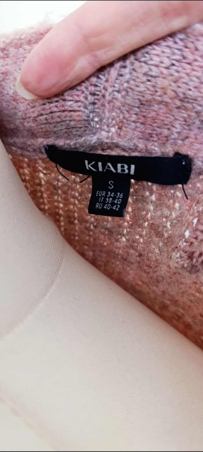 Gilet long femme rose Kiabi taille S - photo numéro 3