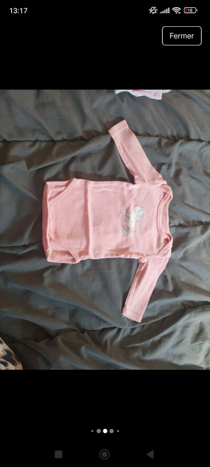 Lot de bodies bébé fille manche longue - photo numéro 8