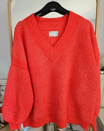 Pull en maille rouge asos design taille L neuf sans étiquette