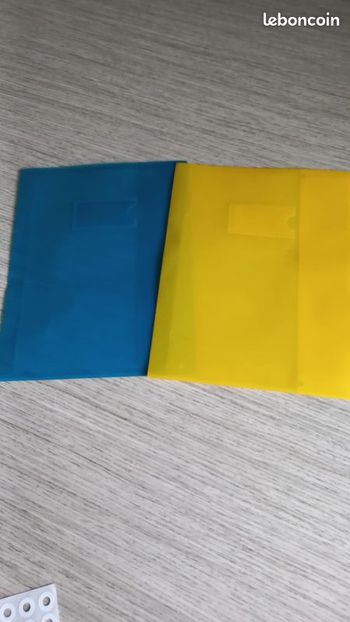2 protèges pour petit cahier
