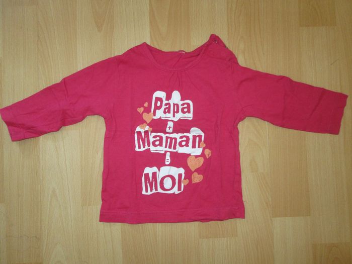 tee shirt bebe fille 12 mois