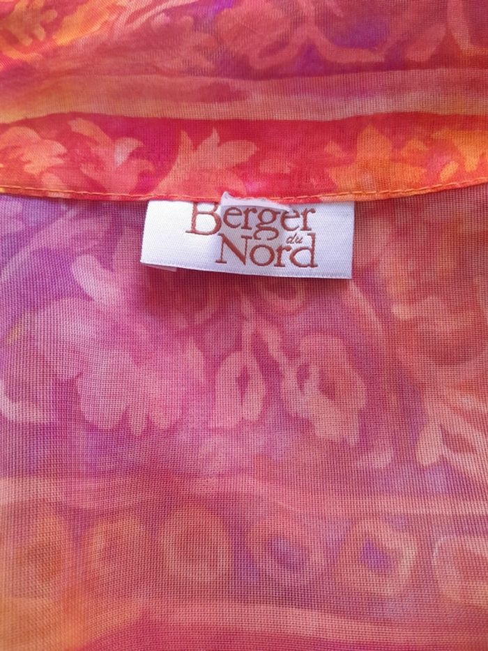 Chemise voile ouverte vintage Berger du nord - photo numéro 3