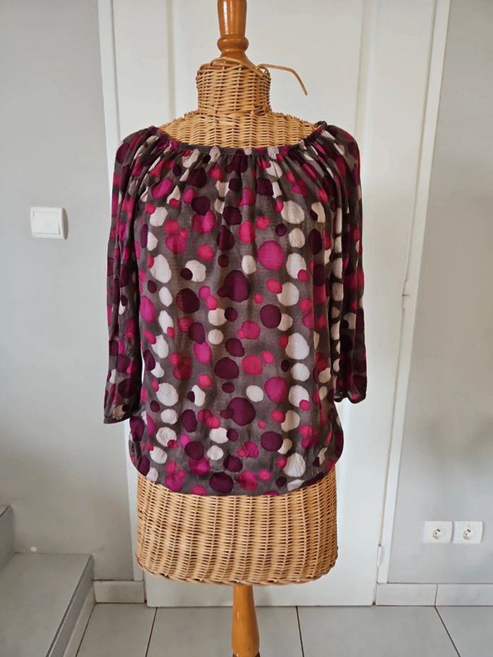 T-shirt ml femme caché cache taille L Eloete - photo numéro 2