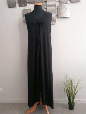 Robe longue noire dos nu Taille S/M