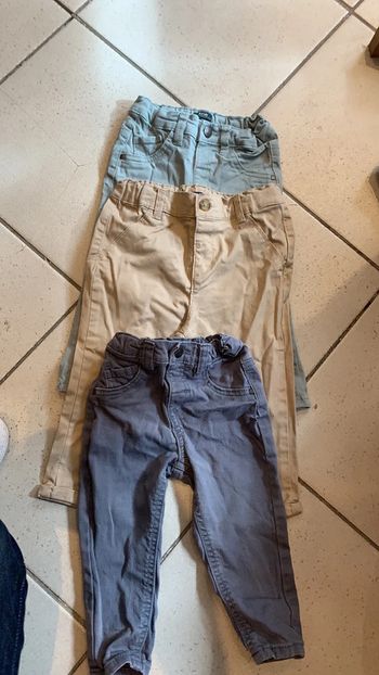 Lot 3 pantalons 18 mois