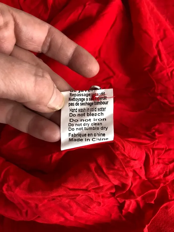 Robe rouge Peace n’ love - photo numéro 6
