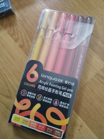 Pack  stylos gel Languo plus  x6