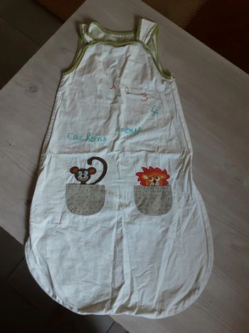 Sac couchage été single lion zebra T. 6-24 mois