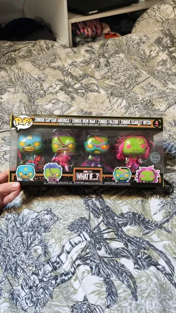 What if ? Lot de 4 Zombie Avengers Funko pop édition spéciale