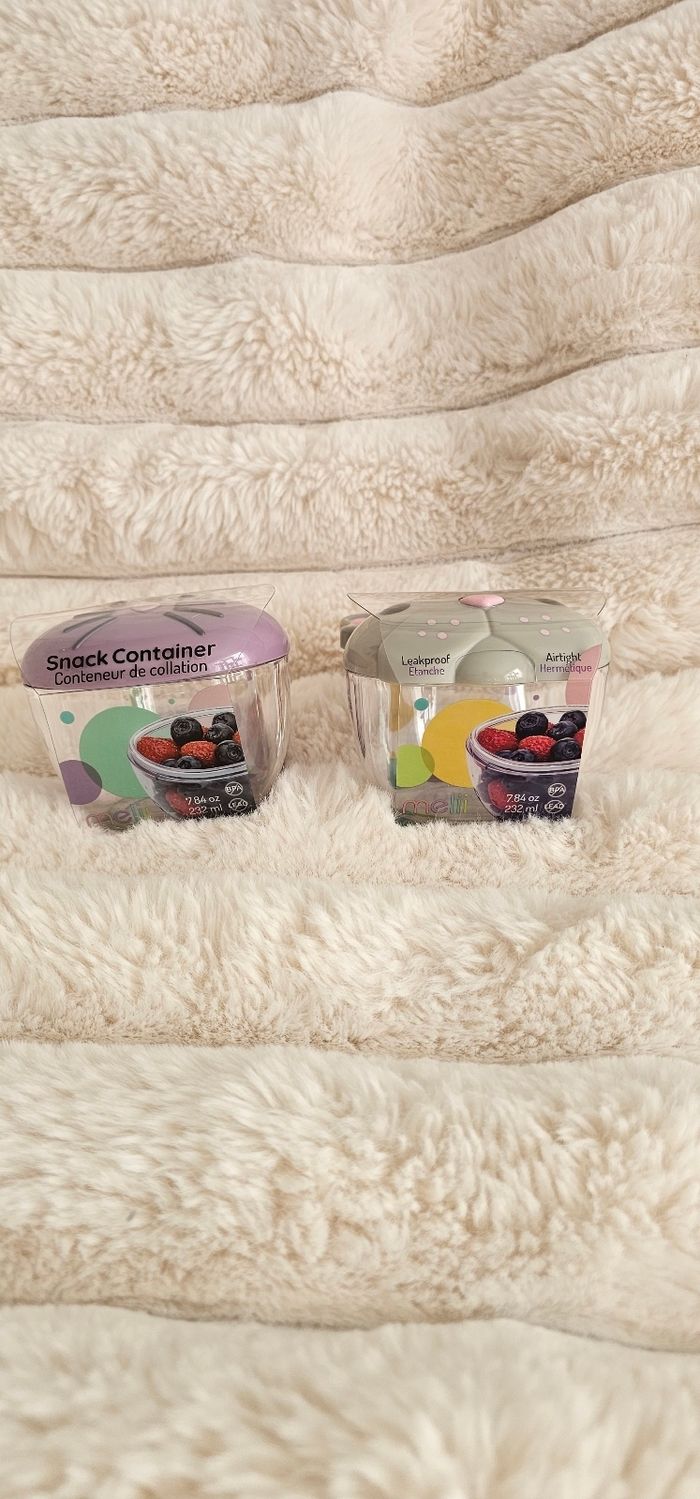 Lot de 2 boîtes a snack hermétique & étanches Melii Neufs - photo numéro 4
