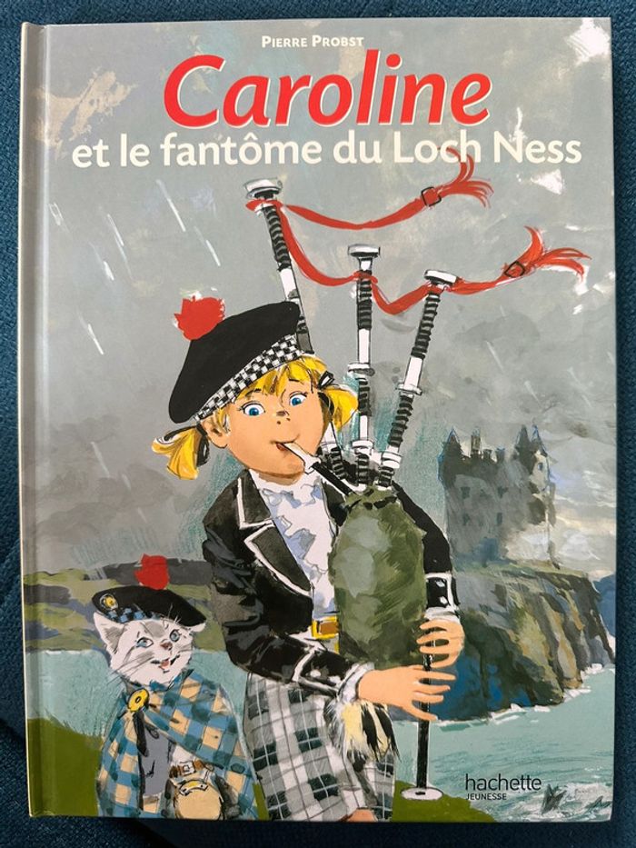 Caroline et le Fantôme Monstre Loch Ness Ecosse livre rare ancien collection Pierre Probst