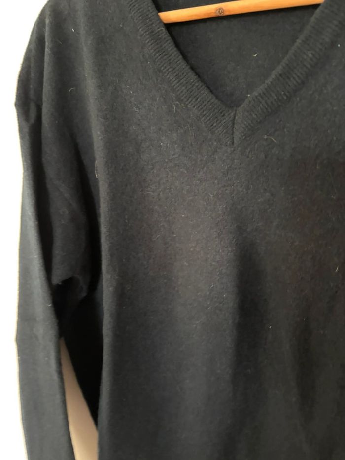 Pull col en V vintage Best Montana taille L - photo numéro 3