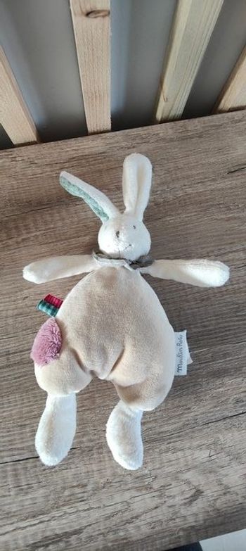 Doudou lapin moulin roty Luc et Léa